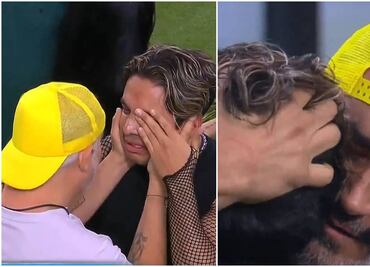 Ricardo Peralta recibe abrazo de Arath de la Torre tras llorar por la visita de su novio en "La casa de los famosos"