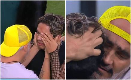 Ricardo Peralta recibe abrazo de Arath de la Torre tras llorar por la visita de su novio en "La casa de los famosos"