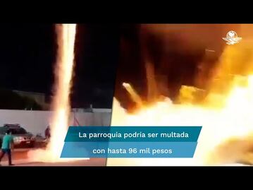 Por pirotecnia, explota Parroquia en Querétaro durante festejos a la Virgen de Guadalupe  