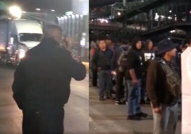 Policías levantan bloqueo en el AICM; amagan con volver el sábado