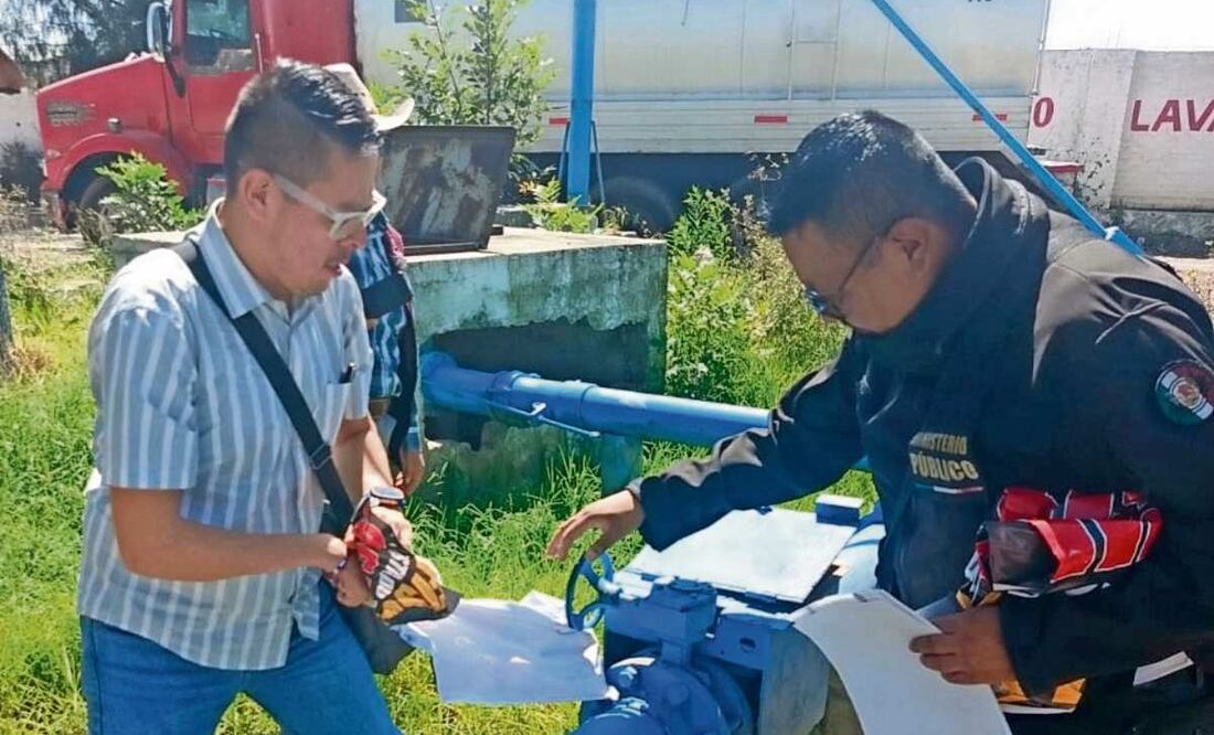 Los pozos de Santa María Tianguistengo, en C. Izcalli, y El Jaral, en Ixtapaluca, fueron intervenidos durante la Operación Caudal. Foto: Especial