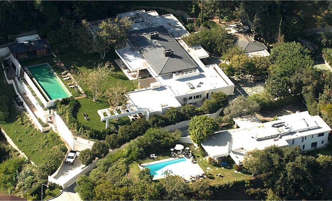 La residencia de la conductora Elle DeGeneres en Los Ángeles