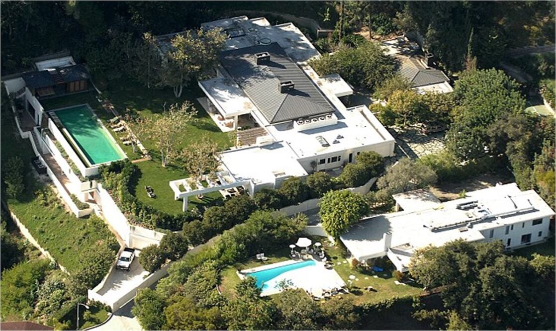 La residencia de la conductora Elle DeGeneres en Los Ángeles