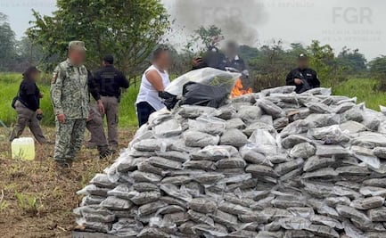 Fiscalía destruye casi una tonelada de narcóticos en Tabasco; incineran marihuana y metanfetamina