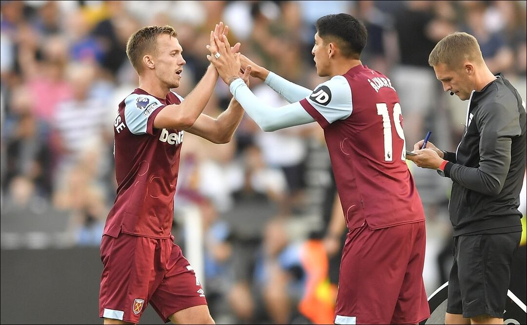 Edson Álvarez se estrenó en la Premier League con triunfo del West Ham ante Chelsea / FOTO: ESPECIAL