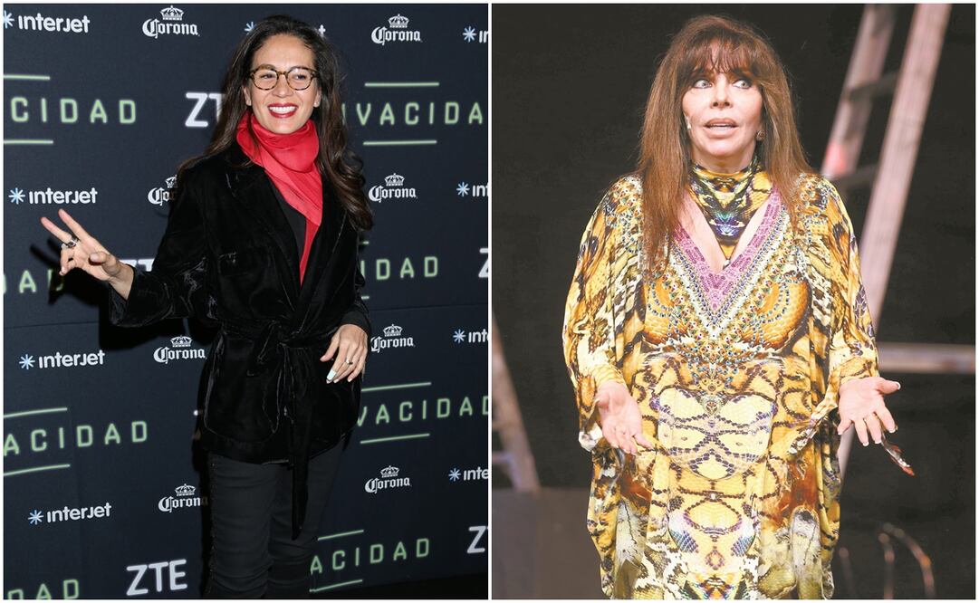 Yolanda Andrade y Verónica Castro. Fotos: Archivo