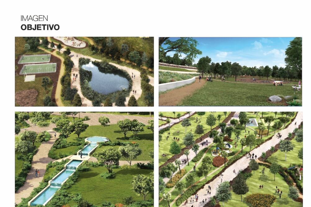 El proyecto del parque La Cañada incluye saneamiento de cuerpos de agua existentes, de las barrancas, filtración de agua en más de 200 hectáreas y captación de agua pluvial, entre otras labores. (ESPECIAL)