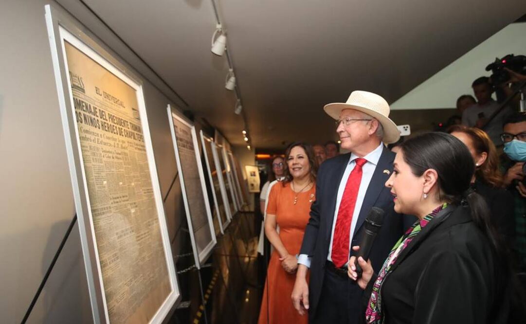 El evento sobre la relación entre México y Estados Unidos contó con la presencia del embajador Ken Salazar / Foto: Francisco Rodríguez. EL UINIVERSAL