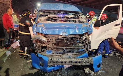 Choque de urvan y góndola en Iztapalapa deja siete lesionados; ¿qué pasó en Calzada Zaragoza?