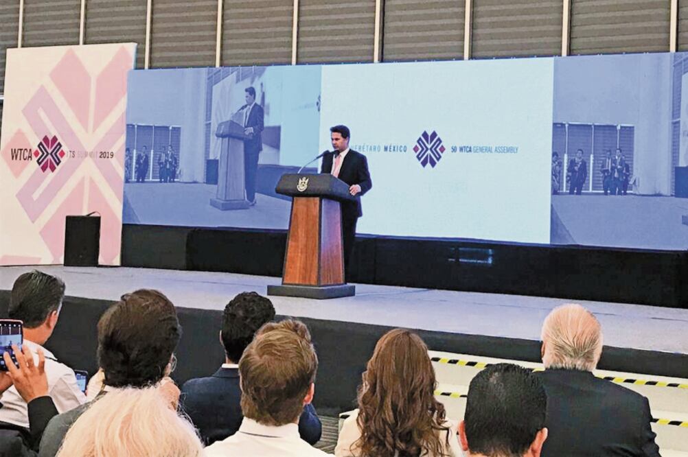 Participantes a la 50 Asamblea General de la World Trade Centers Association que se realizó del 7 al 11 de abril en Querétaro / ARCHIVO EL UNIVERSAL