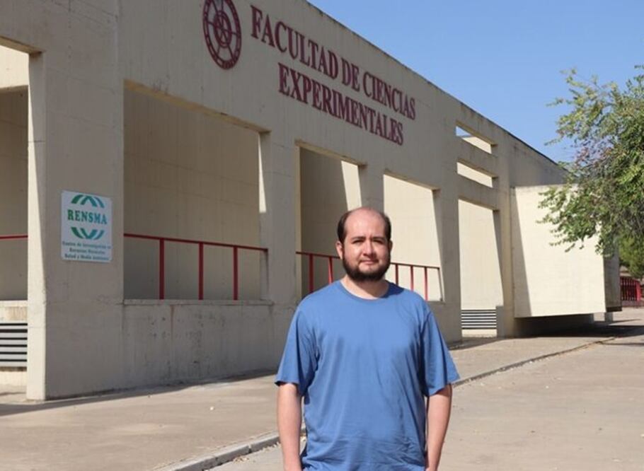 El investigador Khépani Raya. Foto: Universidad de Huelva