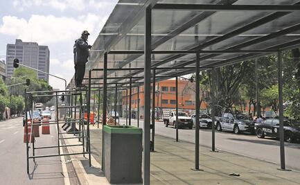 Trabajan en paradas emergentes por cierre de Línea 1 del Metro