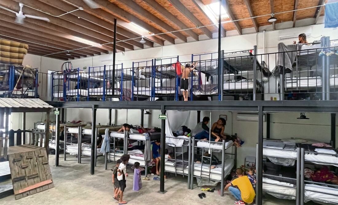 En uno de los albergues se estima que hay 70 extranjeros, que esperan cruzar legalmente a EU, Foto: Paola Gamboa / EL UNIVERSAL