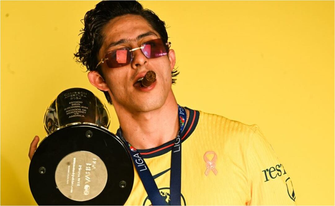 Alan Cervantes, campeón con el América. FOTO: @ClubAmerica