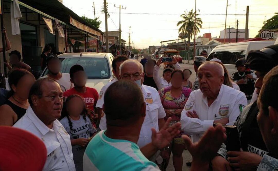 Francisco Garduño, titular del INM, realizó un recorrido para supervisar la situación de las personas en movilidad. Foto: INM