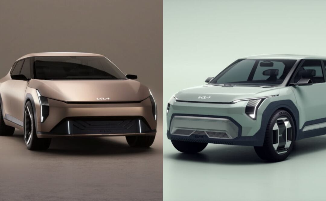 Son los nuevos autos concepto totalmente eléctricos de KIA.