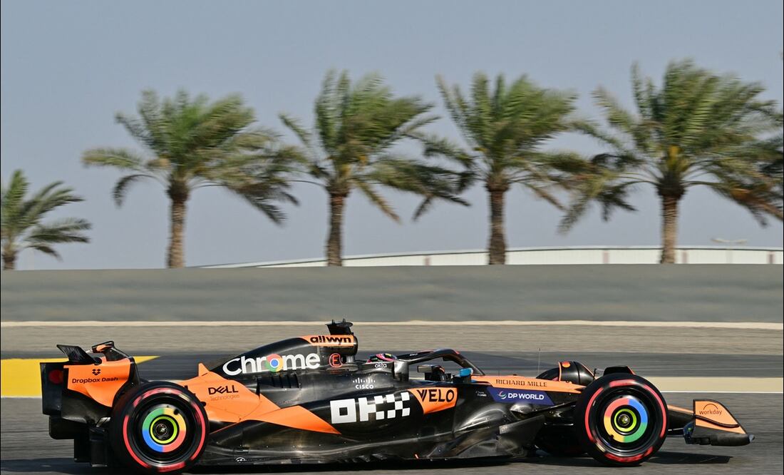 Oscar Piastri logró la Pole Position en el Gran Premio de Bahréin y McLaren controla la Fórmula 1 / FOTO: AFP