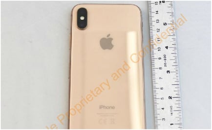 Apple planeaba lanzar un iPhone X dorado
