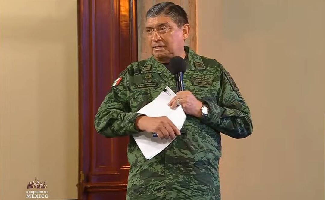 A diferencia de las drogas sintéticas, la producción de la marihuana ha disminuido desde los años 80, señaló el secretario de Defensa, Luis Cresencio Sandoval. Foto: Captura de pantalla