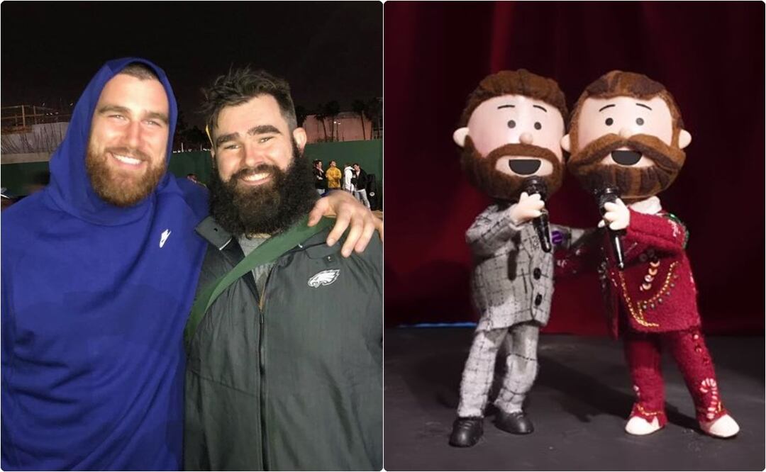 Travis y jason Kelce, jugadores de NFL. / Foto: Tomada de Instagram.