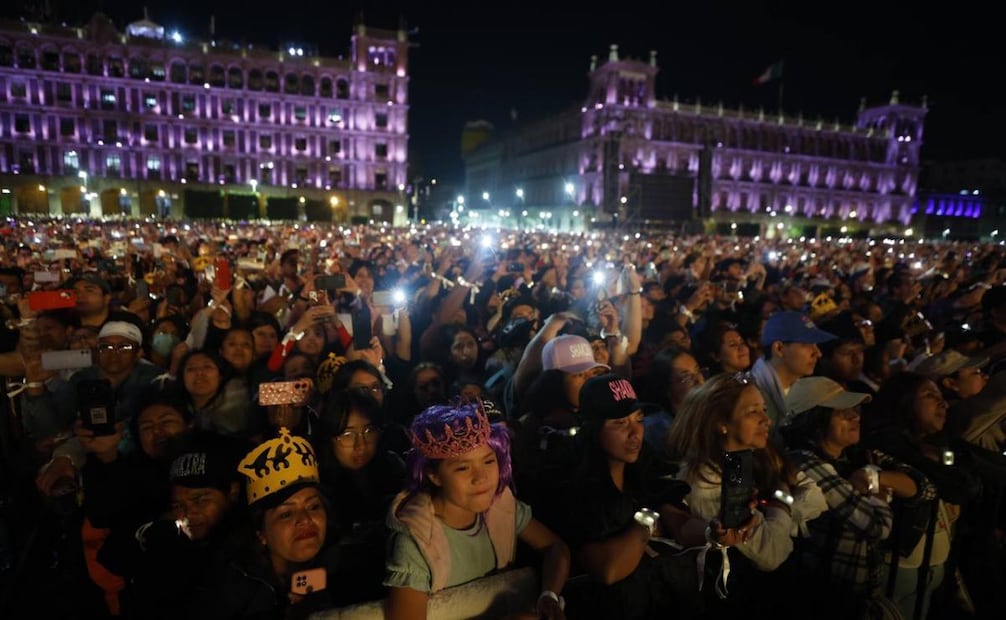 Casi medio millón de personas se dieron cita para ver cantar a "La Loba". Foto: Diego Simón / EL UNIVERSAL