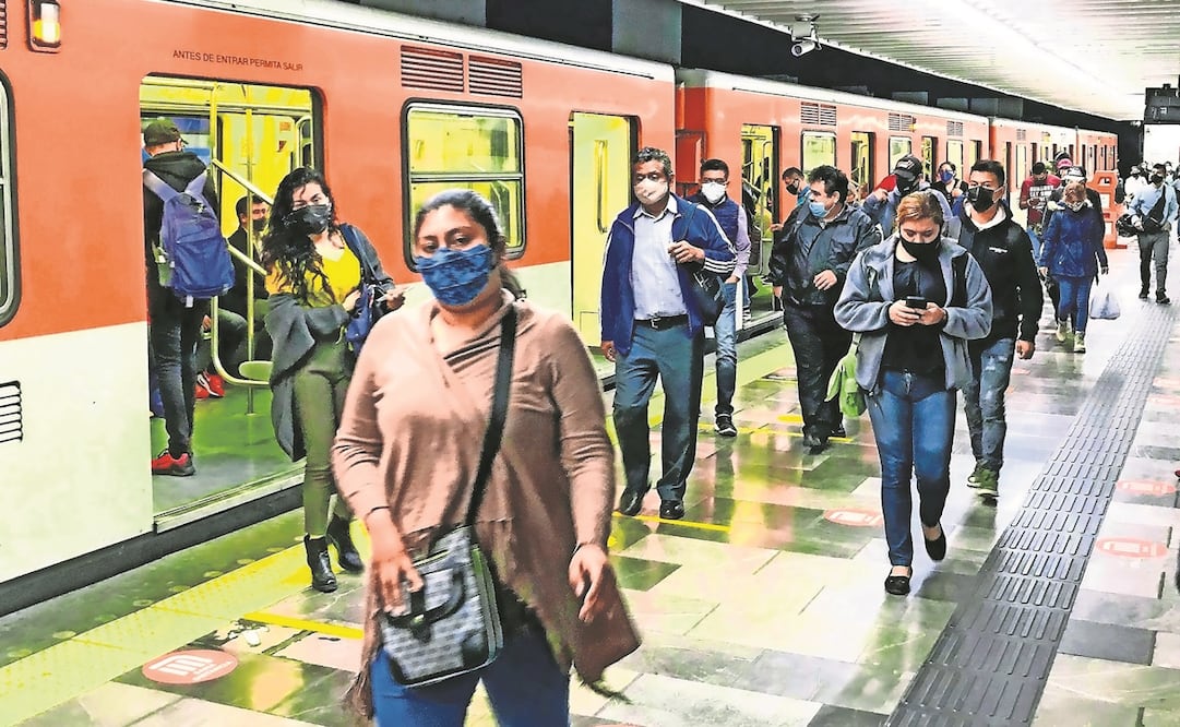 La SAF reconoce en su informe menor traslado de pasajeros en el Metro por la pandemia. Foto: ARCHIVO EL UNIVERSAL