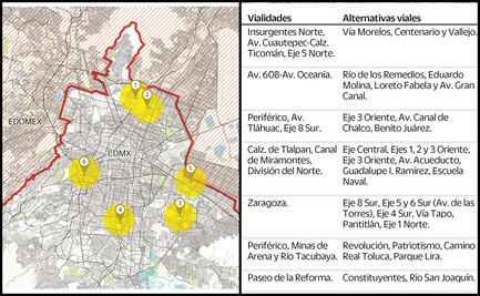 Mapa: Bloqueos de transportistas este jueves; presionan por alza de tarifa