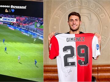 Santiago Giménez pendiente del Cruz Azul vs Necaxa desde Países Bajos