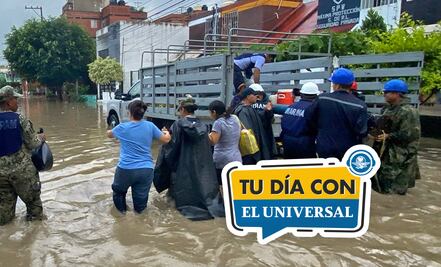 ¡Cae duro y tupido! México sufre las peores lluvias en 80 años