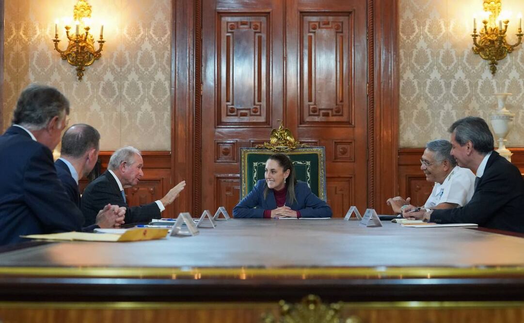 Claudia Sheinbaum se reúne en Palacio Nacional con Stephen A. Schwarzman, director de Blackstone. Foto: Presidencia