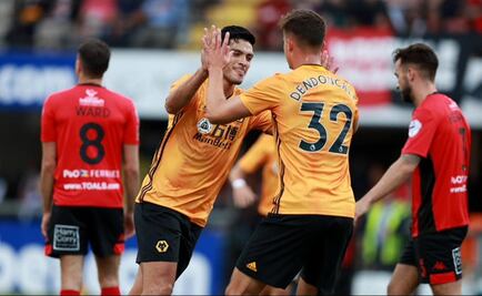 Doblete de Raúl Jiménez le da el triunfo a los Wolves