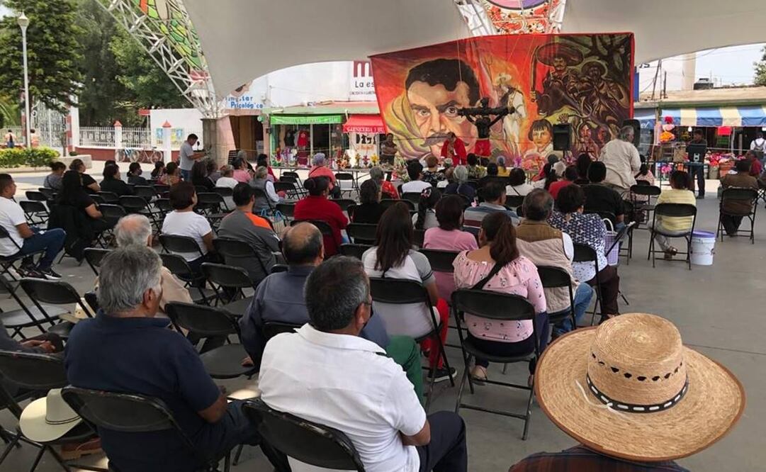 Misa en memoria de las dos personas que murieron hace 17 años durante enfrentamientos entre pobladores de la región y las fuerzas de seguridad de Atenco. Foto: Emilio Fernández/EL UNIVERSAL