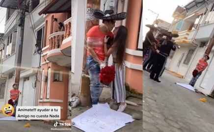 Viral: atan a su amigo para que declare su amor con serenata