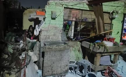 Explota casa por acumulación de gas en Tecámac