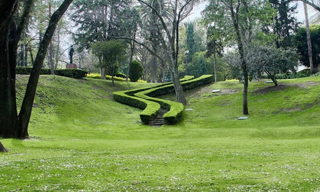 El Jardín Hondonada cuenta con terrazas de descanso y zonas diseñadas para la contemplación entre árboles y senderos verdes. Foto: Gobierno de México