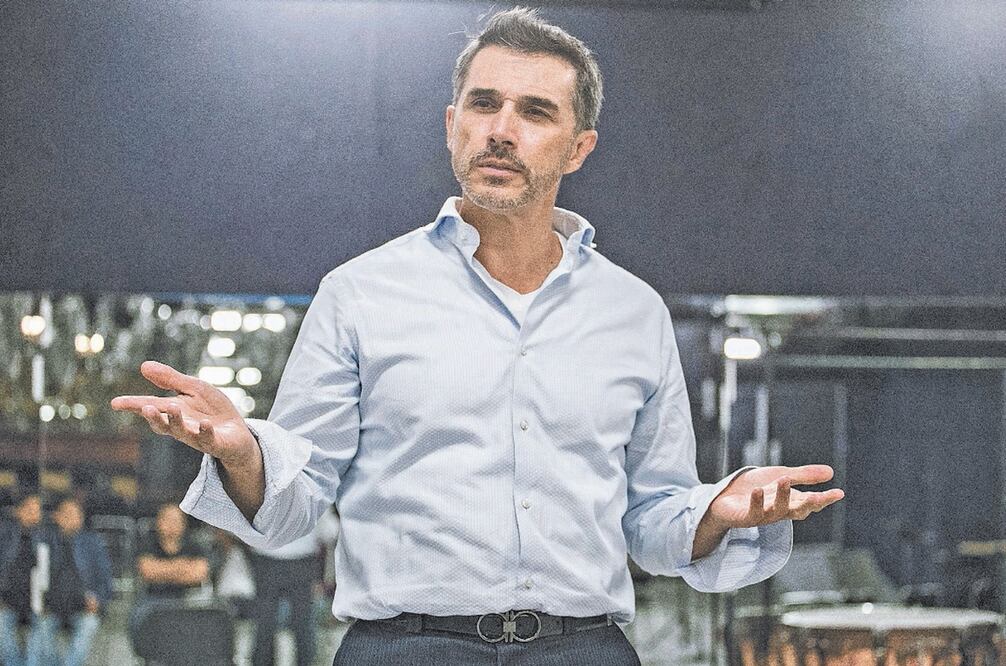 Sergio Mayer en una obra teatral. Foto: Germán Espinoza, Archivo El Universal 