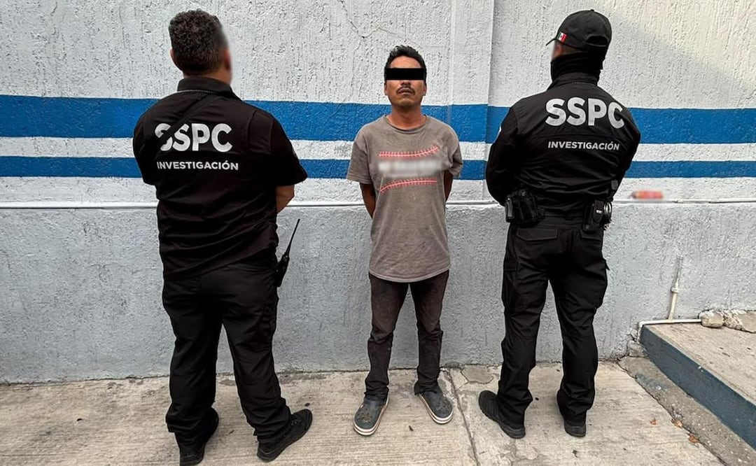 Luis Alberto “N” fue detenido en Morelos acusado de extorsión agravada (24/09/2026). Foto: Especial