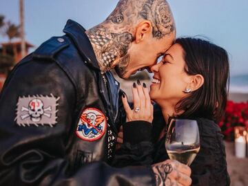 Las románticas fotos de la pedida de mano de Kourtney Kardashian