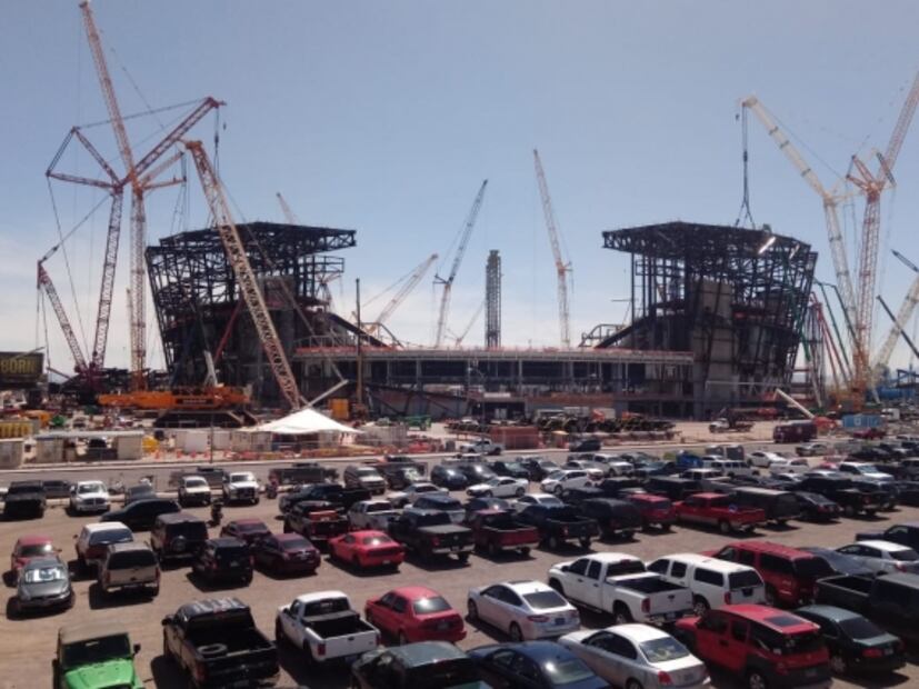 Así marcha la construcción del nuevo estadio de Raiders