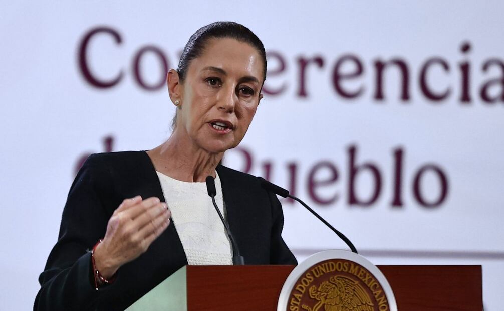 Conferencia del Pueblo en Palacio Nacional con la presidenta Claudia Sheinbaum el 8 de mayo de 2025. Fotos: Berenice Fregoso / EL UNIVERSAL