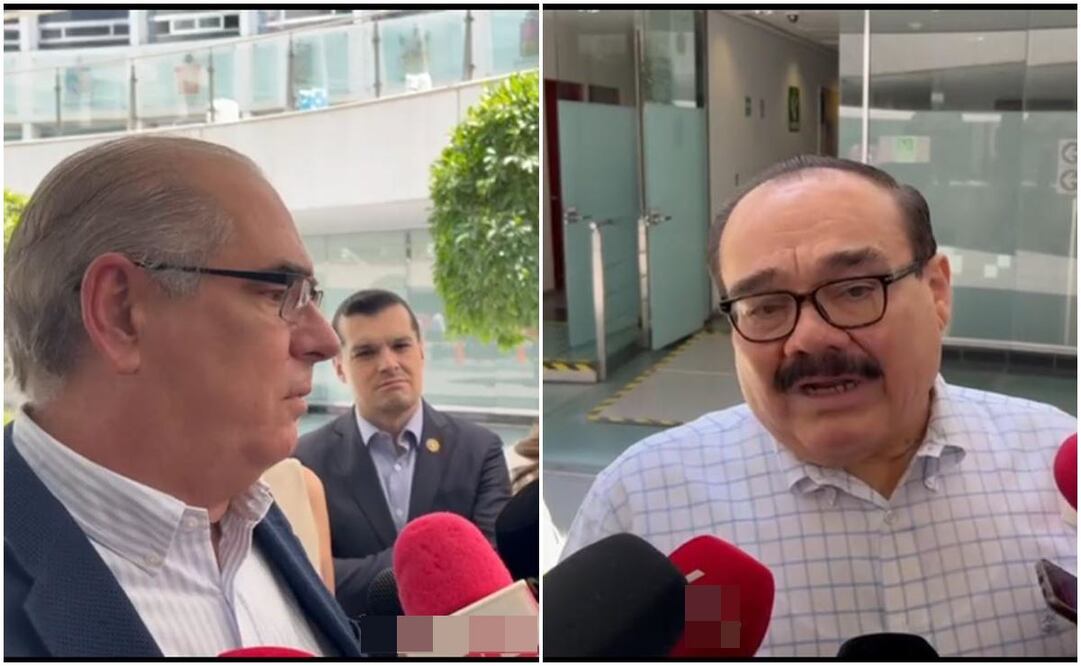 Los senadores de oposición, Julen Rementería y Jorge Carlos Ramírez Marín