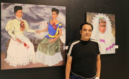Artista crea sus propias "Fridas"