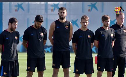 El futbol español rinde homenaje a víctimas de atentados en Barcelona