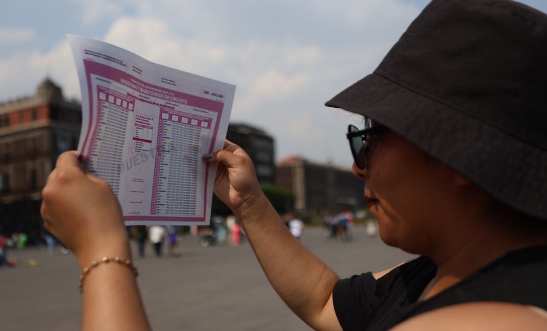 Boletas para la elección judicial. Foto: Diego Simón Sánchez EL UNIVERSAL