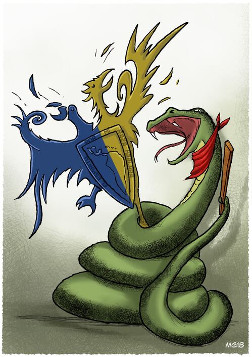 La serpiente y el águila