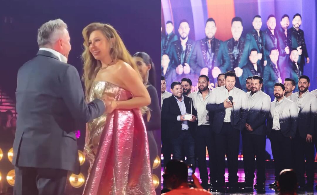 El cantante y la agrupación se llevaron el premio Legacy. Foto: Captura de pantalla.