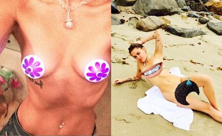 ¡Imparable! Cyrus vuelve a mostrarse semidesnuda