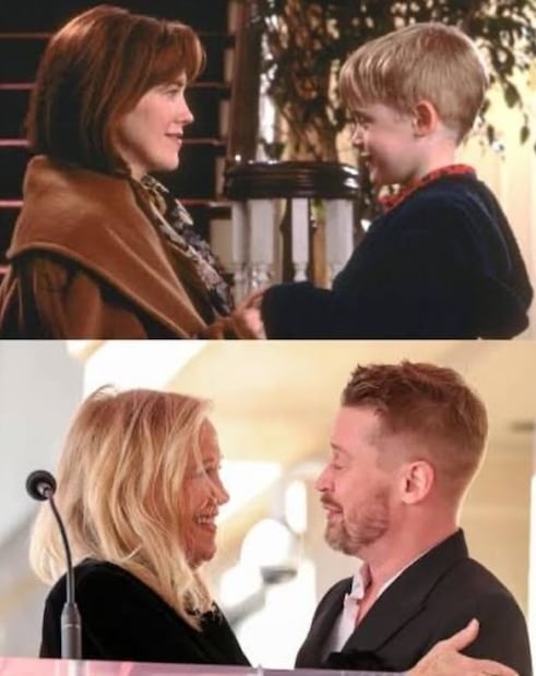 Macaulay Culkin despide con esta foto a la actriz Catherine O'Hara, su madre en las dos películas de "Mi pobre angelito".
