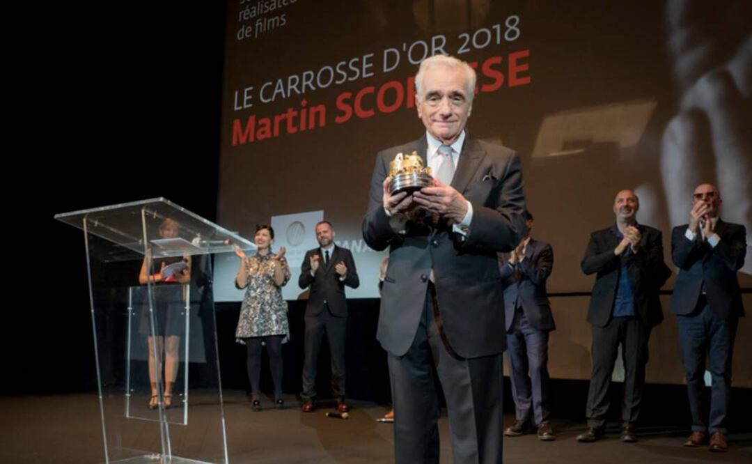 Scorsese recibió el premio honorario Carroza de Oro Foto:EFE