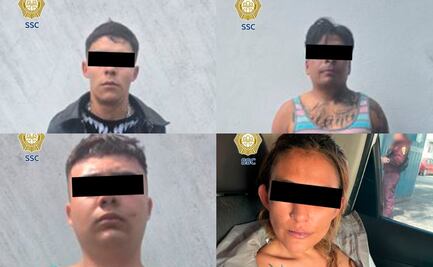 Caen 4 personas en alcaldía Tlalpan; les aseguran réplicas de 2 armas y 50 dosis de drogas